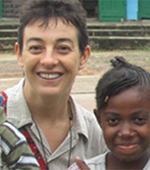 Hermana Ana Silvia, misionera en Guinea Ecuatorial.