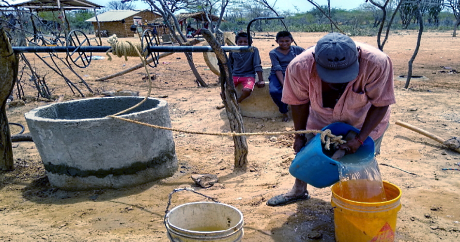 Infraestructura de agua para las comunidades sedientas de Uribia